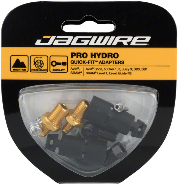 Jagwire Pro Quick-Fit Adapters Hydraulic Hose - Fits SRAM Guide Level Avid Code DB Elixir Juicy