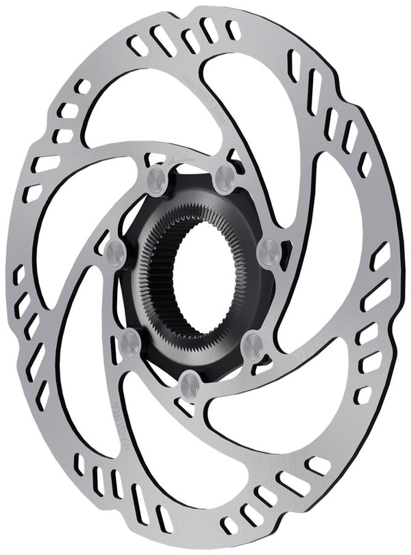 Magura MDR-C eBike Disc Rotor - 160mm Center Lock w/ Lock Ring Quick Release Axle Silver