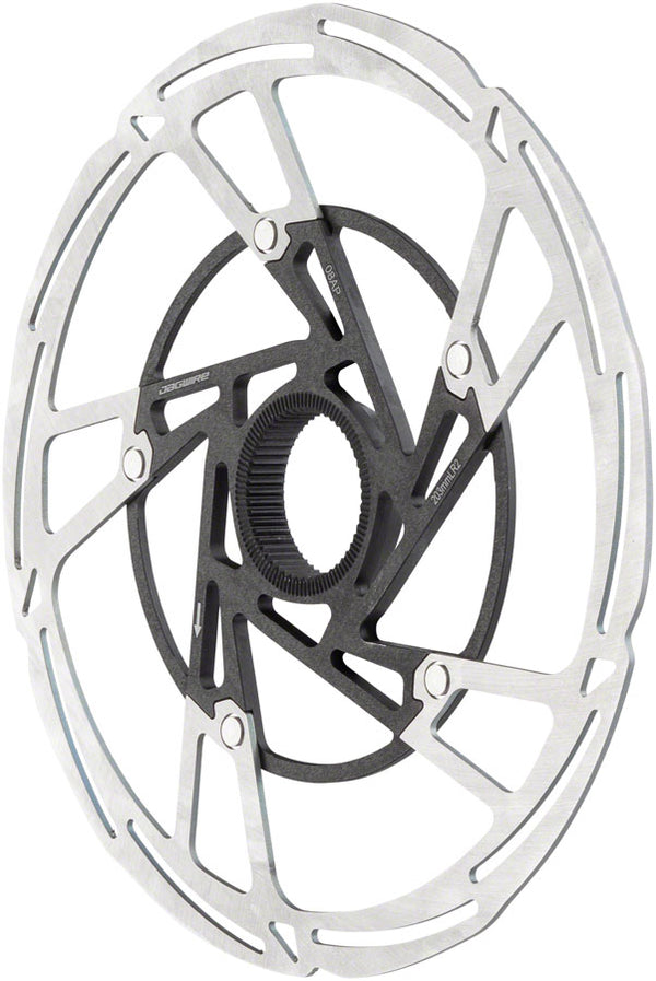 Jagwire Pro LR2 Disc Brake Rotor - 203mm Center Lock Silver/Black