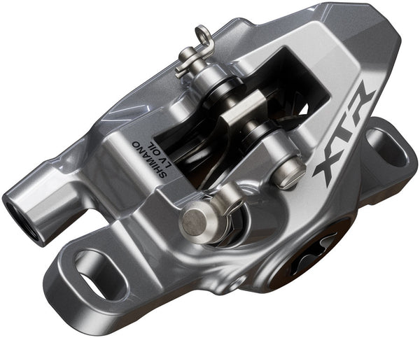 Shimano XTR BR-M9200 XC Disc Brake Caliper - Front Rear Post Mount 2-Piston Includes K04TI Metal Pads