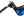 Hope Tech 4 V4 Disc Brake and Lever Set - Rear Hydraulic Post Mount Blue