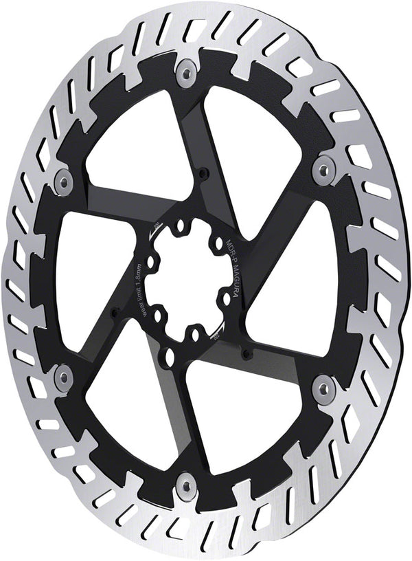 Magura MDR-P Disc Brake Rotor - 220mm 6-Bolt For eBike Silver/Black