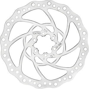Tektro TR160-17 Disc Brake Rotor - 160mm 6-Bolt 2.3mm Thickness