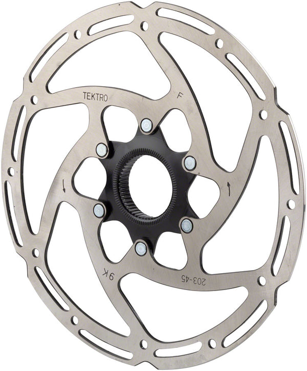 Tektro TR160-45 Disc Brake Rotor - 160mm Center-Lock 2.3mm Thickness Silver