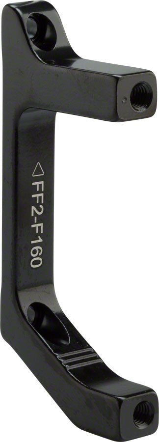 TRP FF2 Disc Brake Adapter - Front Flat Mount Fork to Post Mount Caliper For 160 mm Rotors