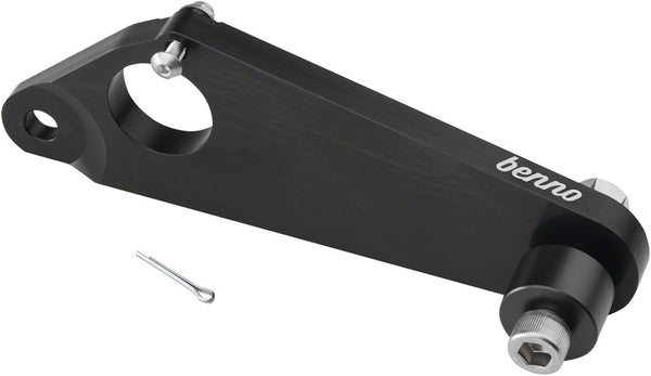 Benno Trailer Adapter QR Mount - Long Fits Boost EVO 1234 Black