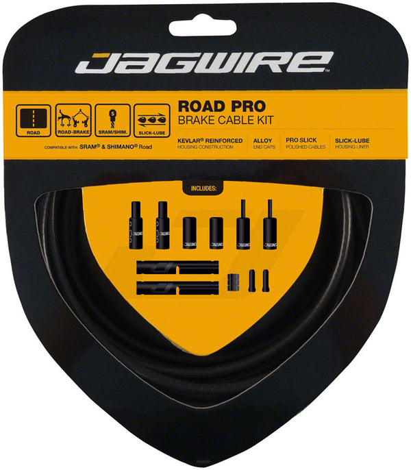 Jagwire Pro Brake Cable Kit Road SRAM/Shimano Stealth Black