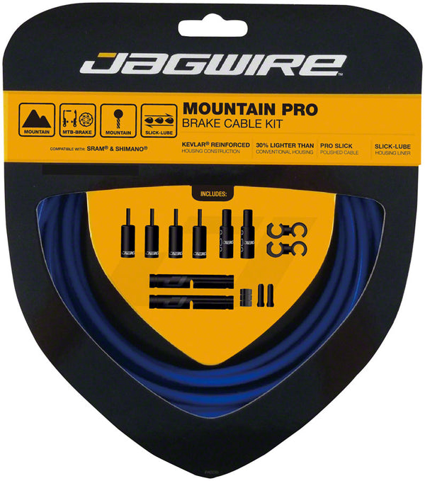 Jagwire Pro Brake Cable Kit Mountain SRAM/Shimano SID Blue