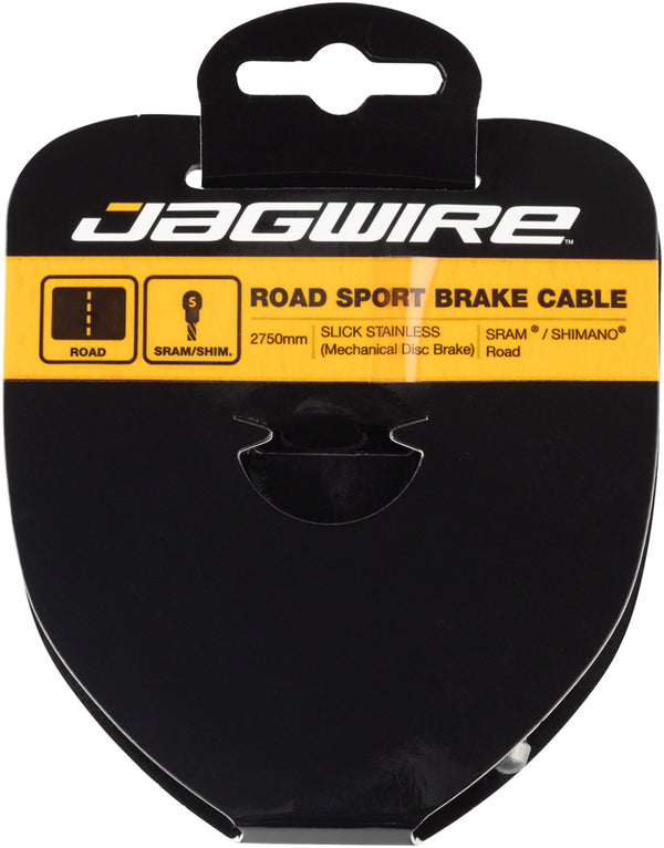 Jagwire Sport Brake Cable Slick Stainless 1.5x2750mm SRAM/Shimano Road Tandem