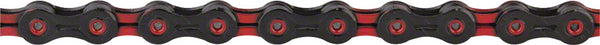 KMC DLC 11 Chain - 11-Speed 118 Links Black/Red