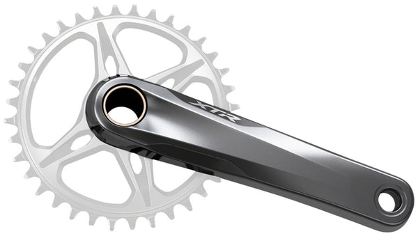 Shimano XTR FC-M9120 Crankset - 170mm 12-Speed 1x Direct Mount Hollowtech II Spindle Interface Gray