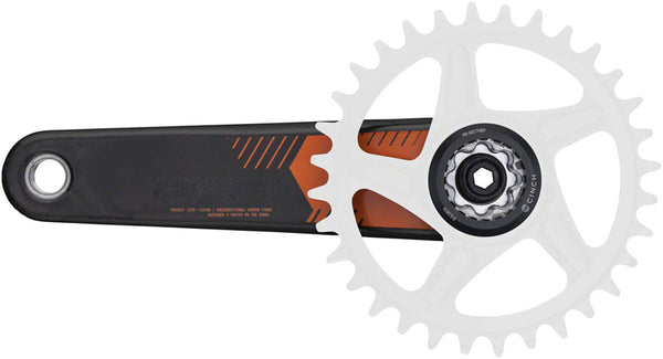 RaceFace ERA Crankset - 165mm Direct Mount 136mm Spindle CINCH Interface Carbon Orange