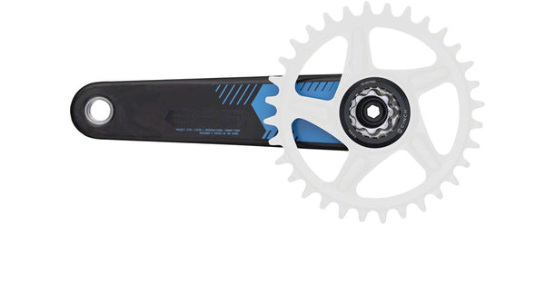 RaceFace ERA Crankset - 170mm Direct Mount 136mm Spindle CINCH Interface Carbon Blue