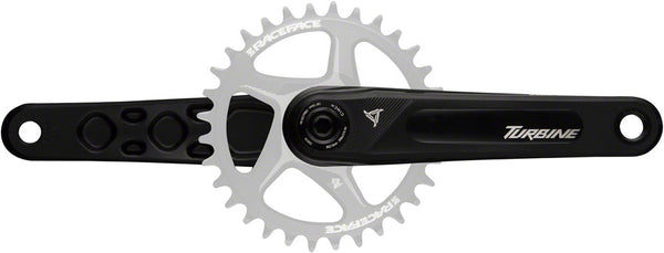 RaceFace Turbine Crankset - 165mm Direct Mount 136mm Spindle CINCH Interface 7050 Aluminum BLK