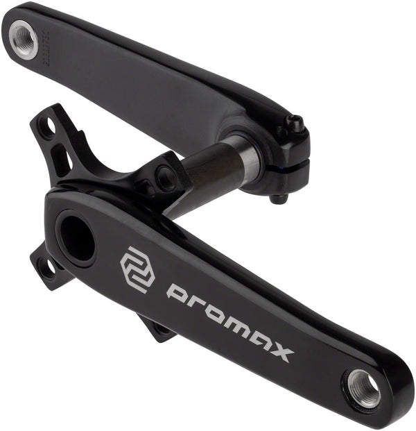 Promax HF-2 Crankset - 177.5mm 24mm Spindle 2-Piece Black