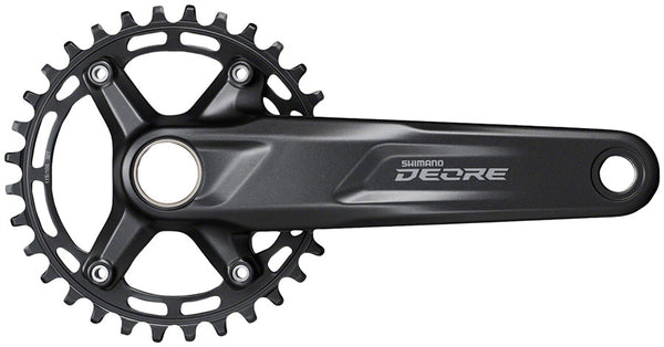 Shimano Deore FC-M5100-1 Crankset - 175mm 10/11-Speed 32t 96 BCD Hollowtech II Spindle Interface BLK