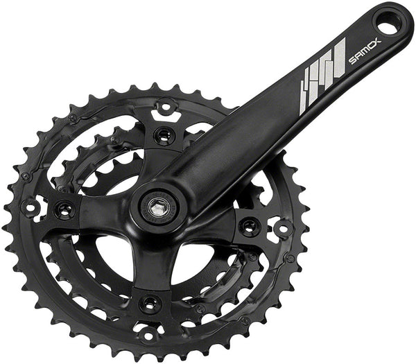 Samox AF26 Crankset - 170mm 9-Speed 44/32/22t 104/64 BCD JIS Square Taper Spindle Interface Spindle Bolts Sold Separate BLK