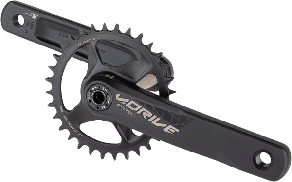 Full Speed Ahead V-Drive Modular 1x Crankset - 170mm 11/12-Speed 32t Direct Mount MegaExo Spindle Interface BLK