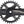 Full Speed Ahead V-Drive Modular 1x Crankset - 170mm 11/12-Speed 32t Direct Mount MegaExo Spindle Interface BLK