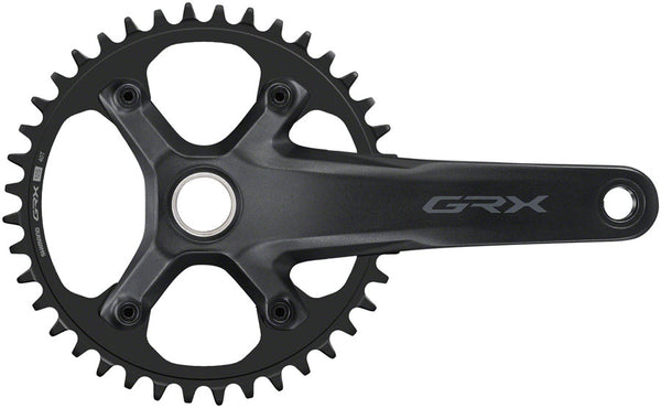 Shimano GRX FC-RX610-1 Crankset - 170mm 12-Speed 40t 110 BCD Hollowtech II Spindle Interface BLK