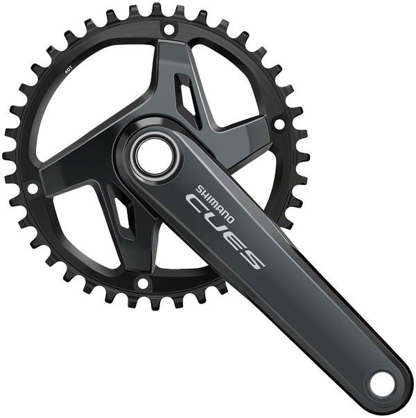 Shimano CUES FC-U8000-1 Crankset - 175mm 9/10/11-Speed 40t Asymmetric 96 BCD Hollowtech II BLK