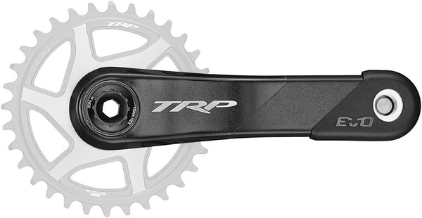 TRP CK-9050 EVO Crankset - 165mm 12-Speed For 68/73mm Frame BB DM CINCH Chainring Interface 30mm Spindle Carbon BLK/Silver