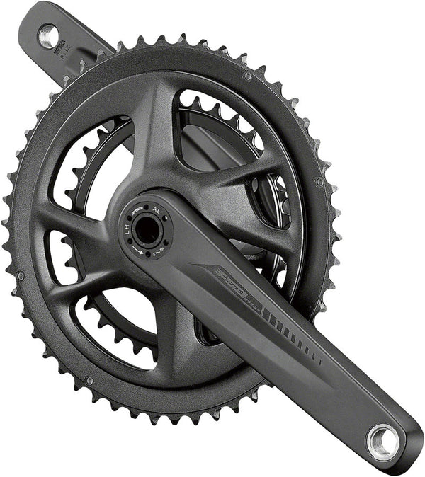 Full Speed Ahead Omega AGX 2x Crankset - 172.5mm 11-Speed 50/34t DM/90 BCD 19mm MegaExo Spindle N11 BLK