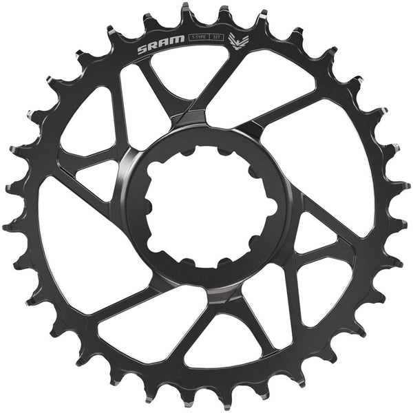 SRAM Eagle 70 T-Type Direct Mount Chainring - 30t 12-Speed 3-Bolt Direct Mount 3mm Offset Steel BLK