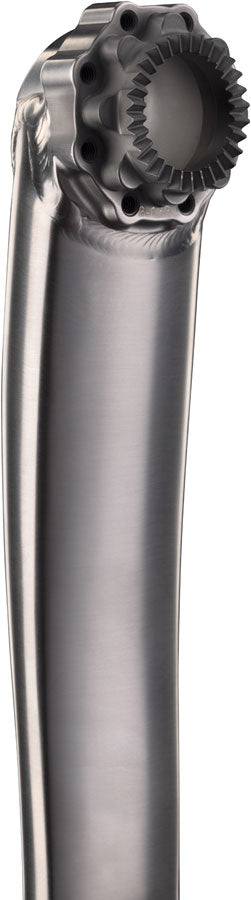 Cane Creek eeWings Mountain Titanium Crankset - 160mm 8-Bolt Direct Mount 30mm Spindle Brushed Titanium