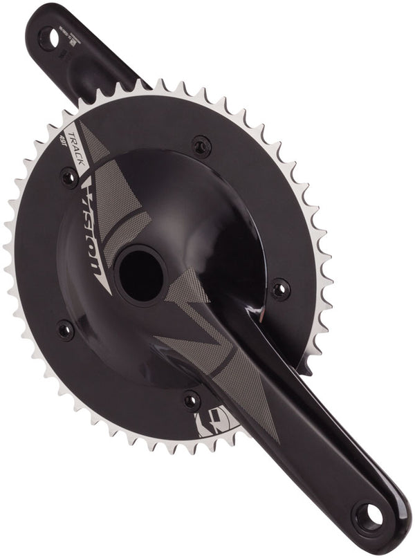 Vision NS Track Crankset 1x 49T Chainring 167.5mm Arm Length 144BCD 386EVO Spindle – BLK