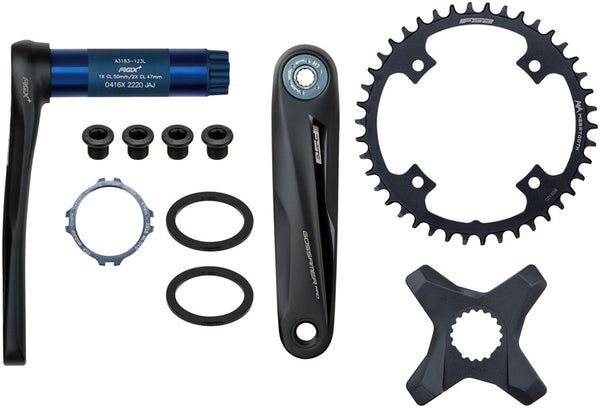 FSA Gossamer Pro AGX+ Modular Crankset 44T 172.5mm N11