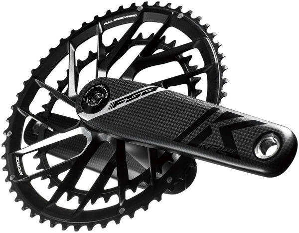 FSA K-Force Team Edition Crankset 2x 46/33T Chainrings 160mm Arm Length Direct Mount Interface 386EVO Spindle SRAM AXS 12-Speed – BLK