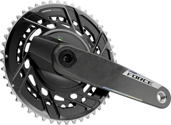 SRAM Force AXS Power Meter Crankset - 170mm 12-Speed 48/35t Thread Mount 8-Bolt PM Spider DUB Spindle Carbon E1