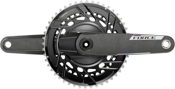 SRAM Force AXS Power Meter Crankset - 170mm 12-Speed 48/35t Thread Mount 8-Bolt PM Spider DUB Spindle Carbon E1