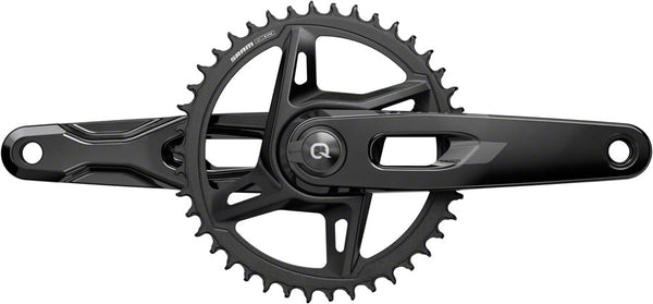 SRAM Rival 1x XPLR AXS Power Meter Wide Crankset - 165mm 12/13-Speed 42t 8-Bolt Direct Mount DUB PM Spindle BLK E1