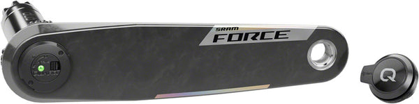 SRAM Force AXS Wide Left Crank Arm Power Meter Spindle Assembly - 175mm 12/13-Speed DUB PM Spindle Carbon E1