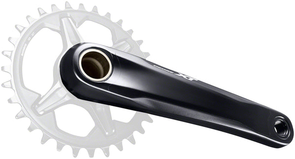 Shimano Deore XT FC-M8100-1 Crankset - 165mm 12-Speed 1x Direct Mount Hollowtech II Spindle Interface BLK