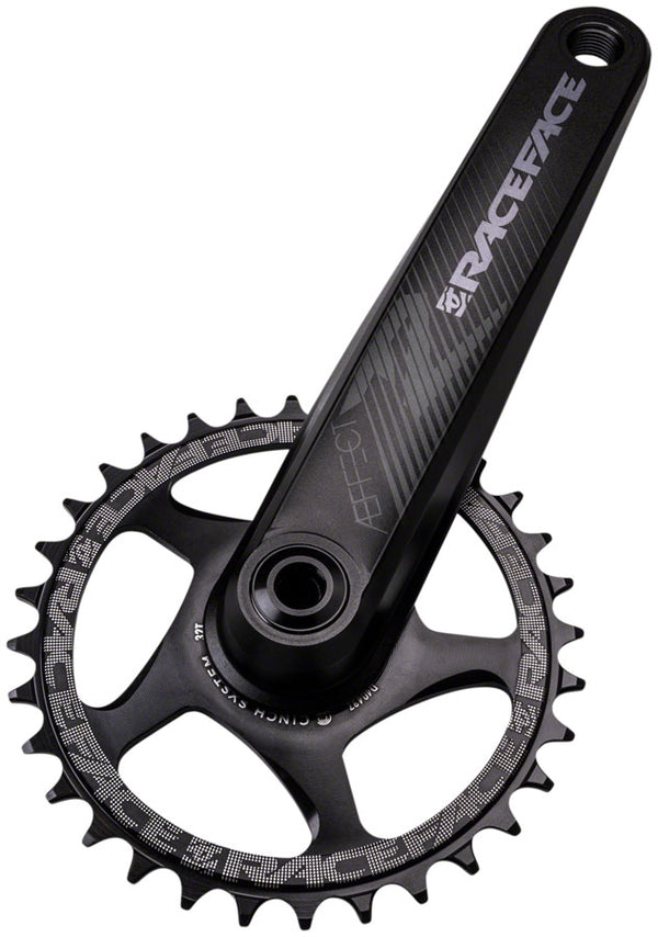 RaceFace Aeffect R Crankset - 170mm Direct Mount CINCH RaceFace EXI Spindle Interface BLK