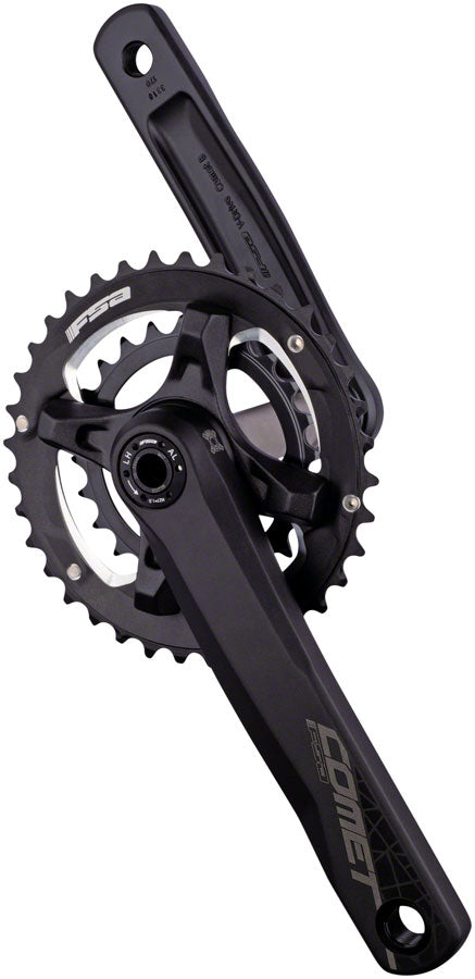 Full Speed Ahead Comet MegaExo Modular 2x Crankset - 170mm 11-Speed 36/22t 96/68mm BCD MegaExo Spindle Interface BLK