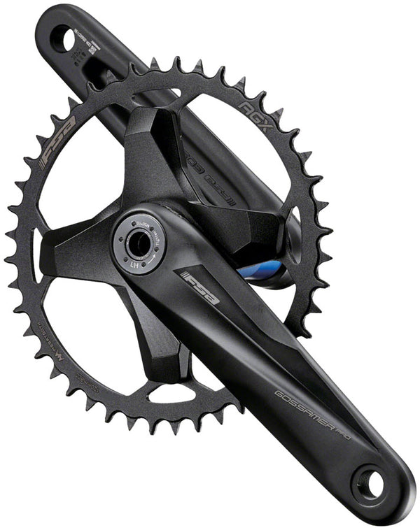 Full Speed Ahead Gossamer Pro Modular AGX+ 1x Crankset - 165mm 11/12-Speed 42t 120mm BCD 386 EVO Spindle Interface BLK