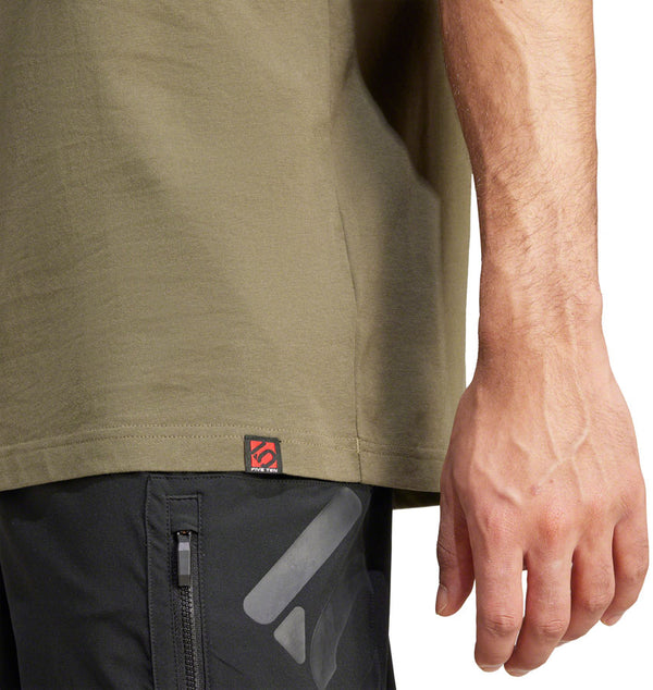 Five Ten Botb T-Shirt - Olive Strata Mens X-Large