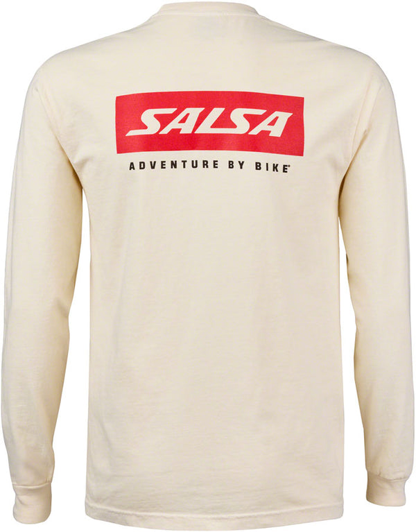 Salsa Logo Long Sleeve T-Shirt - Unisex Ivory X-Small