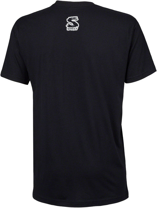 Surly Famous Last Words Short Sleeve T-Shirt - Unisex Black Medium