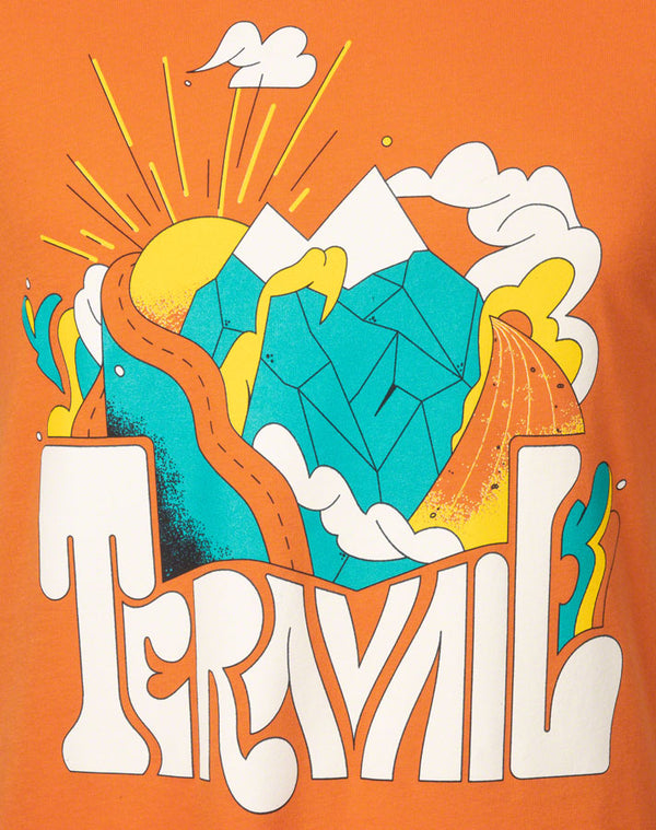 Teravail Daydreamer T-shirt - Burnt Orange/Yellow/Emerald/Cream X-Small