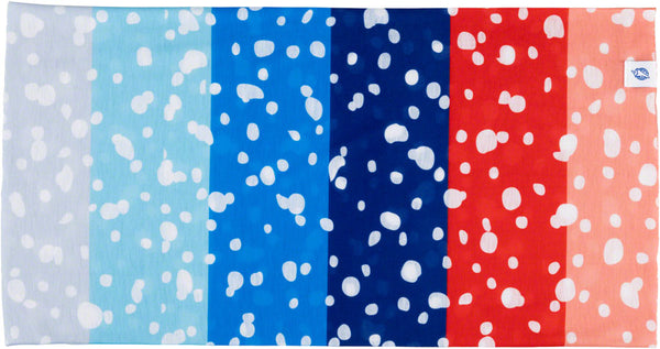 Salsa Arctica Neck Gaiter - Rose White Sky Blue Sapphire Royal Red One Size