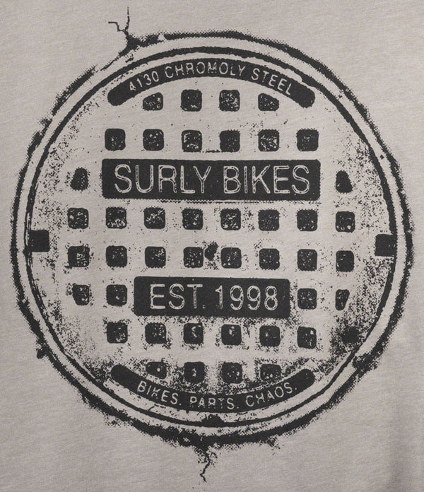 Surly The Ultimate Frisbee Men's T-Shirt - Gray Small