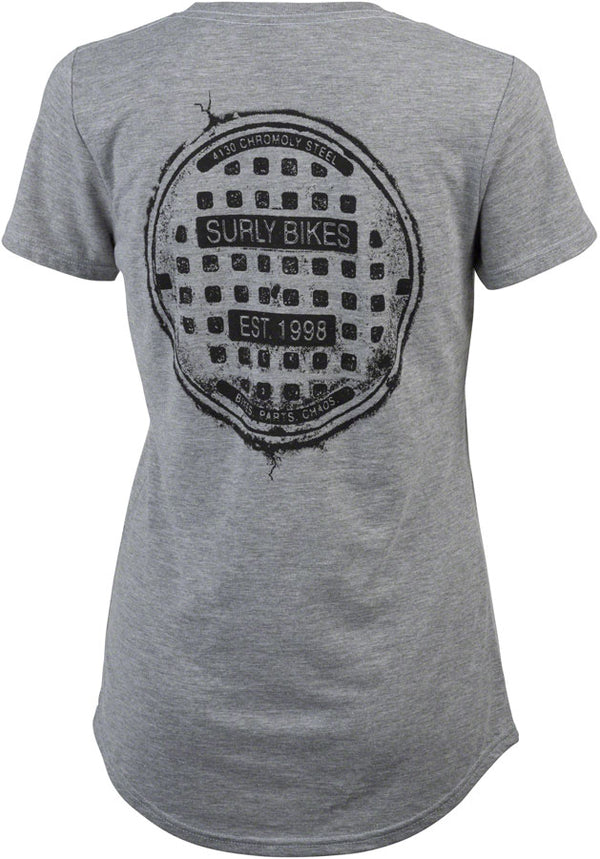 Surly The Ultimate Frisbee Women's T-Shirt - Gray Large
