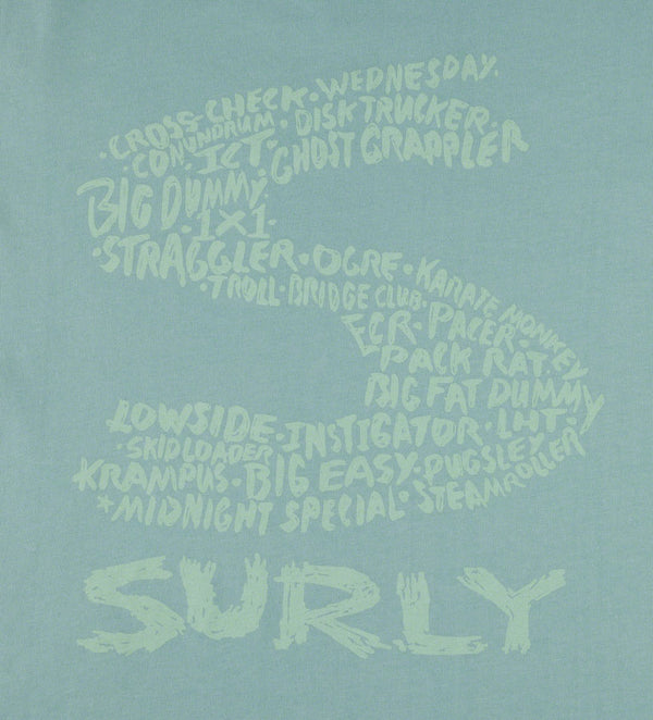 Surly Steel Consortium Women's T-Shirt - Dusty Blue Medium