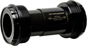 CeramicSpeed T47/73 Bottom Bracket - Shimano MTB Coated Races Black