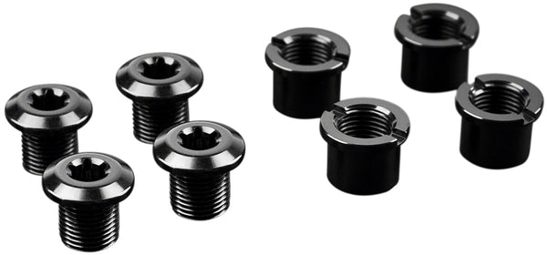 absoluteBLACK T-30 Chainring Bolt Set Short Bolts and Nuts 8pc